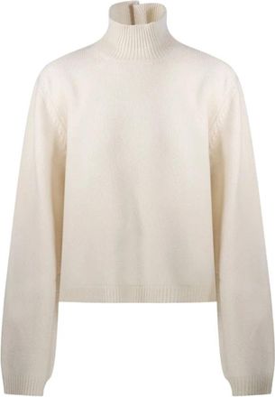 R&oacute;he Turtleneck Trui - Dames - Coltruien - Beige - S - Truien & Vesten