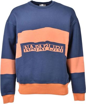 Napapijri Sweatshirt - Heren - Sweatshirts - Blauw - L - Hoodies & sweatvesten
