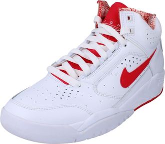 Nike Air Flight Lite MID Mens Trainers DJ2518 Sneakers Shoes (UK 9.5 US 10.5 EU 44.5, White University red 101)