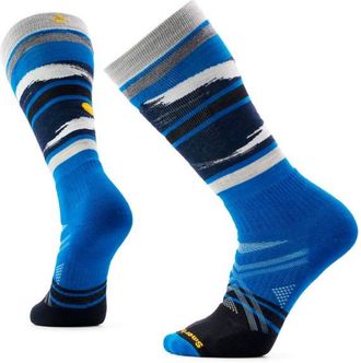 Smartwool Ski Full Cushion Midnight Ski Pattern OTC Skisocken - Unisex | blau