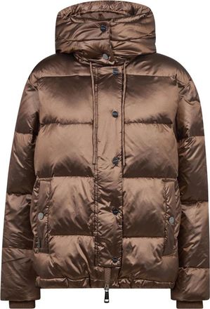 Mos Mosh MMJilly Metallic Down Jacket - Heren - Gewatteerde jassen - Bruin - L - Leer - Jassen