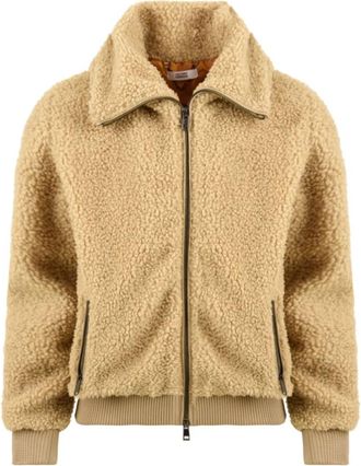 Bomboogie Stijlvolle damesjas - Dames - Vesten met rits - Bruin - S - Polyester - Hoodies & sweatvesten