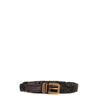 Etro Etro, Belts, female, Brown, Size: 85 CM Braided Leather Belt