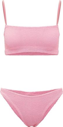 Hunza G Bandeau Bikini - Dames - Bikinis - Roze - ONE Size - Badmode