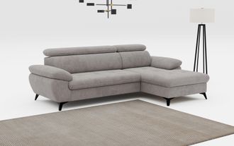 Cotta Ecksofa »Hudson L-Form« mit Kopfteilverstellung, wahlweise mit Bettfunktion & Bettkasten