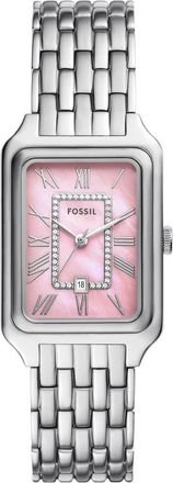 Fossil Raquel Bracelet Watch, 26mm x 40mm in Silver Pink at Nordstrom Rack