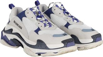 Balenciaga Womens Polyurethane Triple S Sneaker (Authentic Pre-Loved)