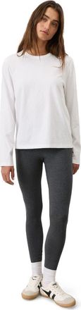 Pact Organic Cotton Soft-Slub Essential Crewneck Long Sleeve Tee in White at Nordstrom, Size Xx-Large