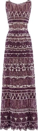 Saiid Kobeisy Embroidered Long Dress