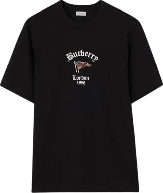 Burberry T-Shirt Burb H26 - Heren - T-shirts - Zwart - S - Tops