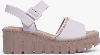 Rieker 68057-80 Womens Sandals White - Size UK 6.5
