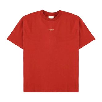 Dr&ocirc;le de Monsieur Le T-Shirt Slogan Classique - male - Drole de Monsieur - T-Shirts - Red - XL - Tops