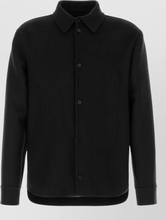Jil Sander wool single breasted coat