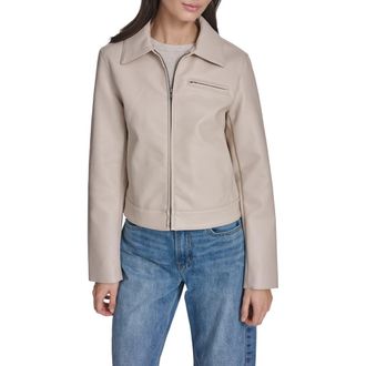 Levi's Faux Leather Jacket in Chateau Grey at Nordstrom, Size X-Large