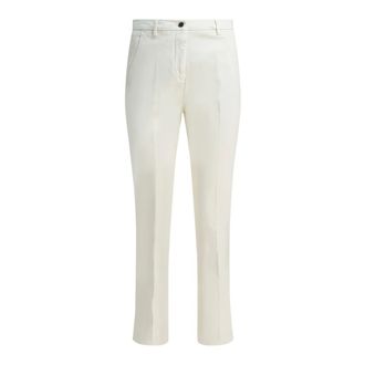BRIGLIA 1949 Slim-fit Trousers, female, Beige, Size: 2XS Slim-fit Trousers