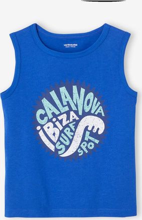 Vertbaudet Jungen Trägershirt elektrisch blau