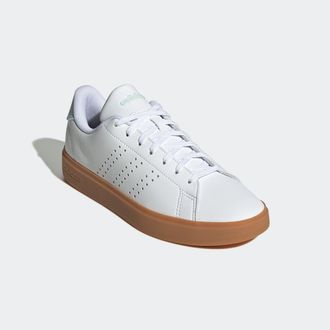 adidas Sneaker ADIDAS SPORTSWEAR ADVANTAGE 2.0, Damen, Gr. 38,5, weiss (cloud wei&szlig;, cloud wei&szlig;, halo mint), Synthetik, Schuhe Sneaker, Design auf den Spuren 