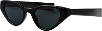 Saint Laurent Stijlvolle Zonnebril - Dames - Zonnebrillen - Zwart - 48 MM - Accessoires