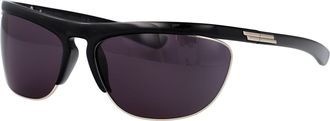 Bottega Veneta Unisex Sunglasses Black-Black-Grey Injected Black/black/grey