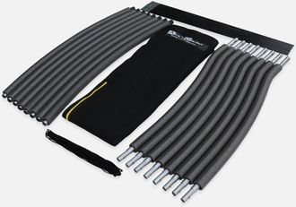 Alice's Garden Red Interior De Protecci&oacute;n De La Cama El&aacute;stica