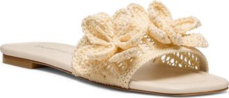 Stuart Weitzman Lotus Slide Sandal in Chalk at Nordstrom, Size 7.5