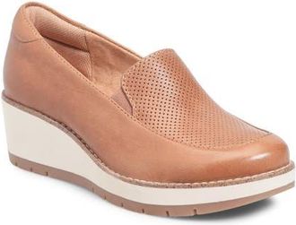 COMFORTIVA Fabiana Wedge Loafer in Sand at Nordstrom, Size 9.5
