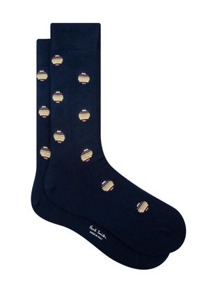 Paul Smith SIGNATURE POLKA DOT SOCKS colour: NAVY