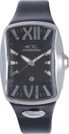 Chronotech Mens Black Dial Band Watch - One Size