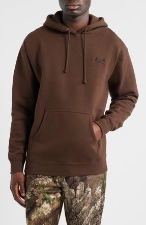 Dark Seas Go-To V2 Fleece Graphic Hoodie in Brown at Nordstrom, Size Xx-Large