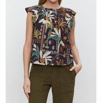 Velvet Camille Top In Multicolor