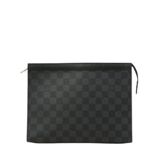 Louis Vuitton Pre-owned Clutches, male, Gray, Size: ONE SIZE Pre-owned Clutch Bag, Pochette