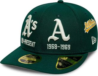 New Era Mens Baseball Cap 59fifty Dark Green Crown Hat