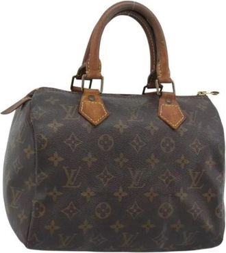 Louis Vuitton Tweedehands Canvas Louis Vuitton tassen - Dames - Vintage Handtas - Bruin - ONE Size - Vintage