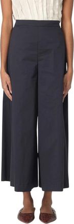 Liviana Conti Dames, Broeken, Blauw, Maat: 2XS