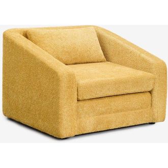 Sklum Sklum - Poltrona letto in tessuto boucl&eacute; Dalila