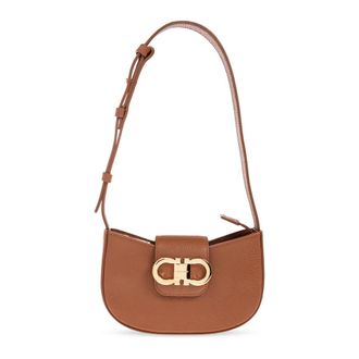 Ferragamo Dames, Tassen, Bruin, Maat: ONE Size Leer