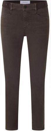 Angels Ornella Sporty Jeans - Dames - Vrijetijds broeken - Bruin - 3XL - Katoen - Broeken