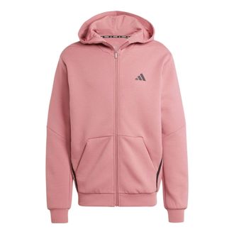 adidas Designed for Training Full-Zip Track Jacket Asia Sizing Preloved Crimson IY1132