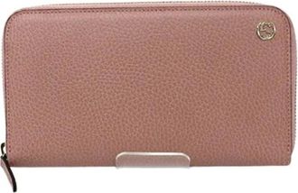 Gucci Pre-owned Wallets, female, Pink, Size: ONE SIZE Pre-owned Leather Wallet