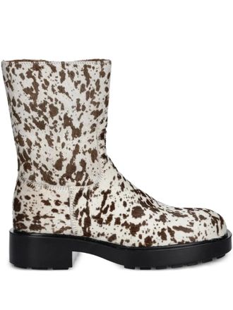 Copenhagen mottled ankle boots - Wit