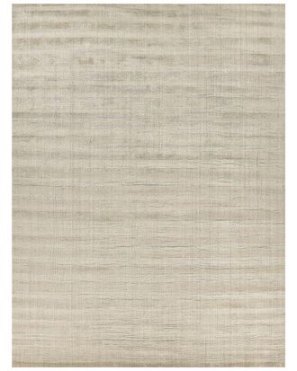 Exquisite Rugs Robin Stripe Hand-Loomed New Zealand Wool & Bamboo Silk Area Rug