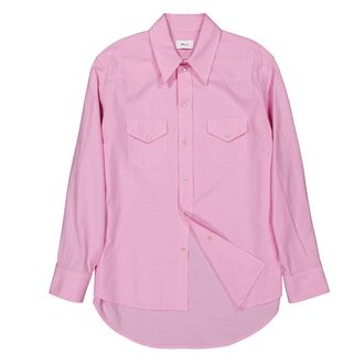 Bally Oversized Relaxed-Fit Cotton Shirt, Size Medium