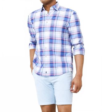 Johnnie-O Tweener Button Down Shirt In Oceanside