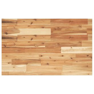 Berkfield Home Desk Top Oil Finished 60x50x2 cm Solid Wood Acacia in Brown | Size: 60 x 50 x 2 cm