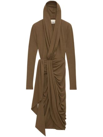 Isabel Marant Abito midi Alixa - Marrone