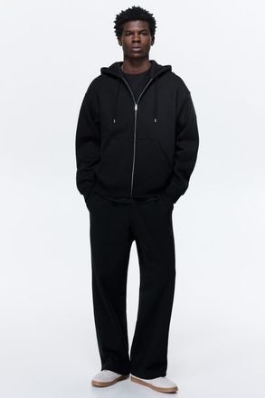 H&M Loose Fit Sweatpants in Black at Nordstrom, Size Xx-Large