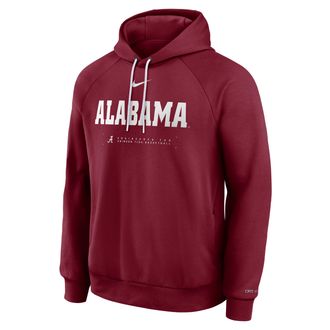 Nike Alabama Courtside Basketball Practice Nike Mens Dri-FIT Pullover Hoodie in Red | 04EJ99MIABN-REJ