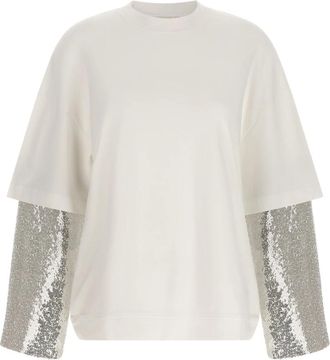 Darkpark Troy T-Shirt - Dames - Sweatshirts - Wit - S - Katoen - Hoodies & sweatvesten
