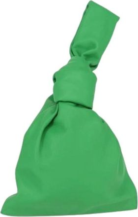 Bottega Veneta Pre-owned Clutches, female, Green, Size: ONE SIZE Pre-owned Vintage Hand Bag
