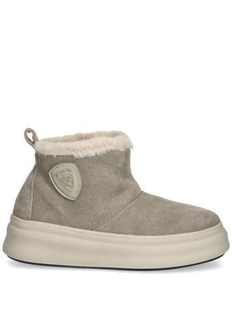 Blauer suede ankle boots - women - Suede - 37 - Grey